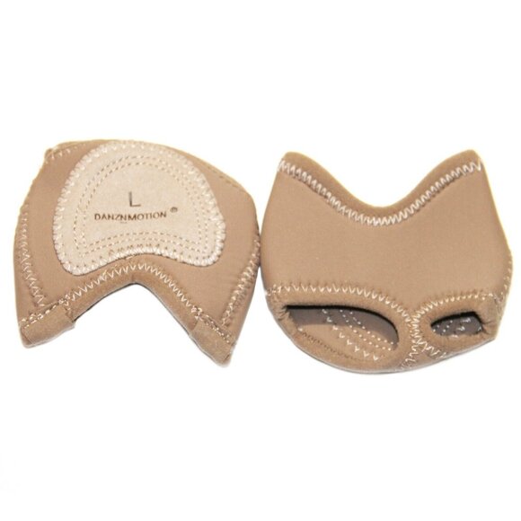 Dance Foot Danz N Motion Dark Tan 6426 Large Neoprene Half Sole - Picture 1 of 3